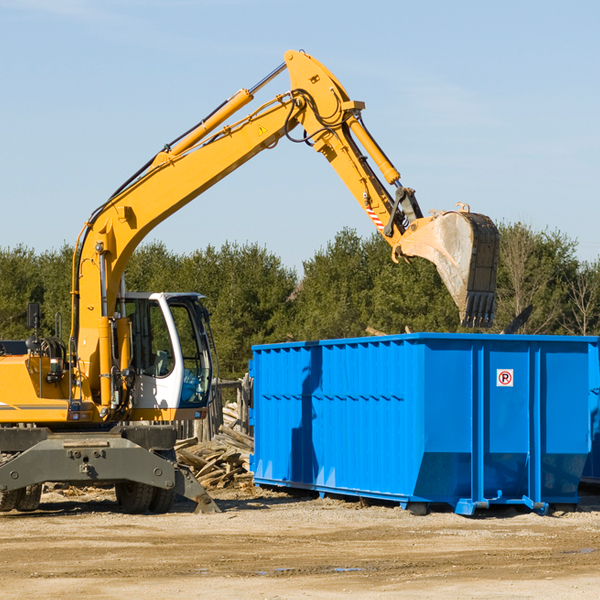 is there a minimum or maximum amount of waste i can put in a residential dumpster in Hainesburg NJ